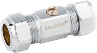 Product Image for Broen Ballofix minikogelkraan zonder hendel knel FF 12x10 (DN10R) Cr
