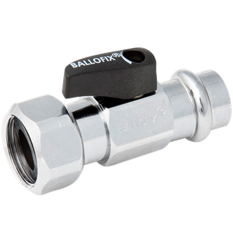 Product Image for Broen Ballofix minikogelkraan met hendel (press x wartel)
