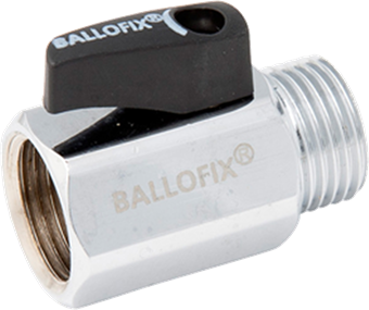Product Image for Broen Ballofix minikogelkraan met hendel (binnendraad x buitendraad)
