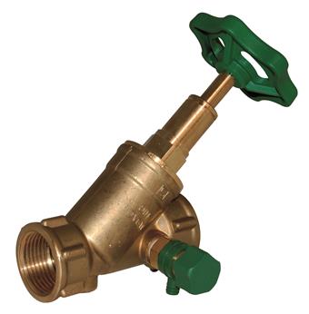 Product Image for SEPP DIN-Basis klepstopkraan met aftap (2 x binnendraad)