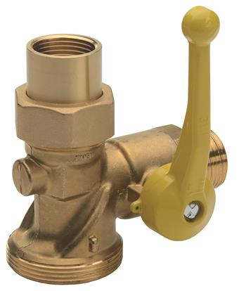 Product Image for SEPP Gas kogelafsluiter haaks voor eenstrangs gasmeter DN25 (buitendraad x binnendraad)
