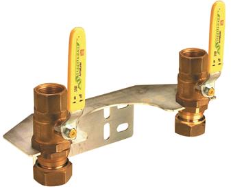 Product Image for SEPP Easy bevestigingsset voor tweestrangs gasmeter DN25 (2 x binnendraad) Rp1