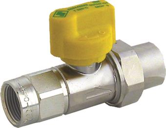 Product Image for Seppelfricke SEPP Gas aansluitkogelkraan recht FF Rp1/2" (DN15) Cr