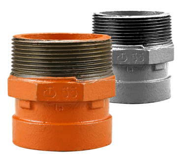 Product Image for VSH Shurjoint groef adapter MM 48,3xR1 1/2" verzinkt