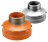 Navigation item for VSH Shurjoint groef overgang concentrisch MM 168,3xR2" oranje