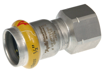 Product Image for VSH SmartPress AISI316 overgangskoppeling HNBR FF 2"xFPT1 1/2"
