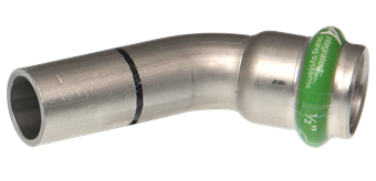 Product Image for VSH SmartPress AISI316 bocht 45° EPDM FØ 2"