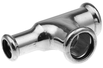 Product Image for VSH XPress Koper T-stuk verloop verchroomd (3 x press)
