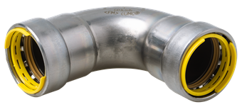 Product Image for VSH PowerPress Gas bocht 90° FF 2"