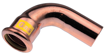 Product Image for VSH XPress Koper Gas bocht 90° FØ 22