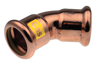 Product Image for VSH XPress Koper Gas bocht 45° FF 42