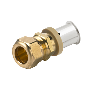 Product Image for VSH UltraPress messing knelovergang FF 20x22
