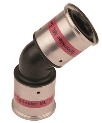 Product Image for VSH XPress Sprinkler ML bocht 45° (2 x press)