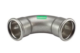 Product Image for VSH SudoPress RVS bocht 90° (2 x press)