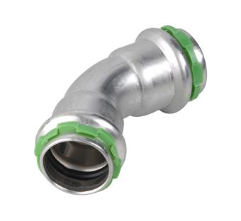 Product Image for VSH SudoPress RVS bocht 45° FF 22