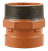 Navigation item for VSH Shurjoint groef adapter MM 60,3xR2" oranje