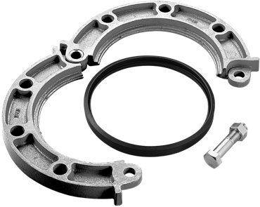 Product Image for VSH Shurjoint groef flens adapter A150 - E F-FL 609,6 verzinkt