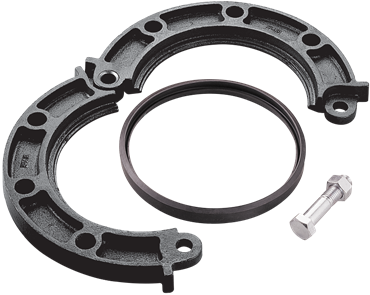 Product Image for VSH Shurjoint groef flens adapter A150 - E F-FL 273 zwart