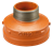 Navigation item for VSH Shurjoint groef overgang concentrisch MM 168,3xR2" oranje