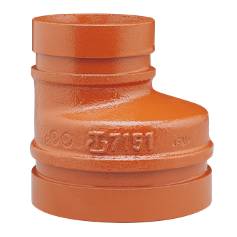 Product Image for VSH Shurjoint groef excentrisch verloopstuk MM 165,1x88,9 oranje