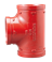 Navigation item for VSH Shurjoint Fire groef korte radius T-stuk MMM 76,1 rood