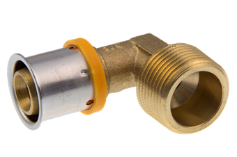 Product Image for VSH UltraPress messing kniekoppeling 90° FM 20xR3/4"