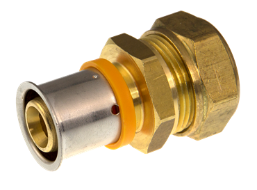 Product Image for VSH UltraPress messing knelovergang FF 20x22